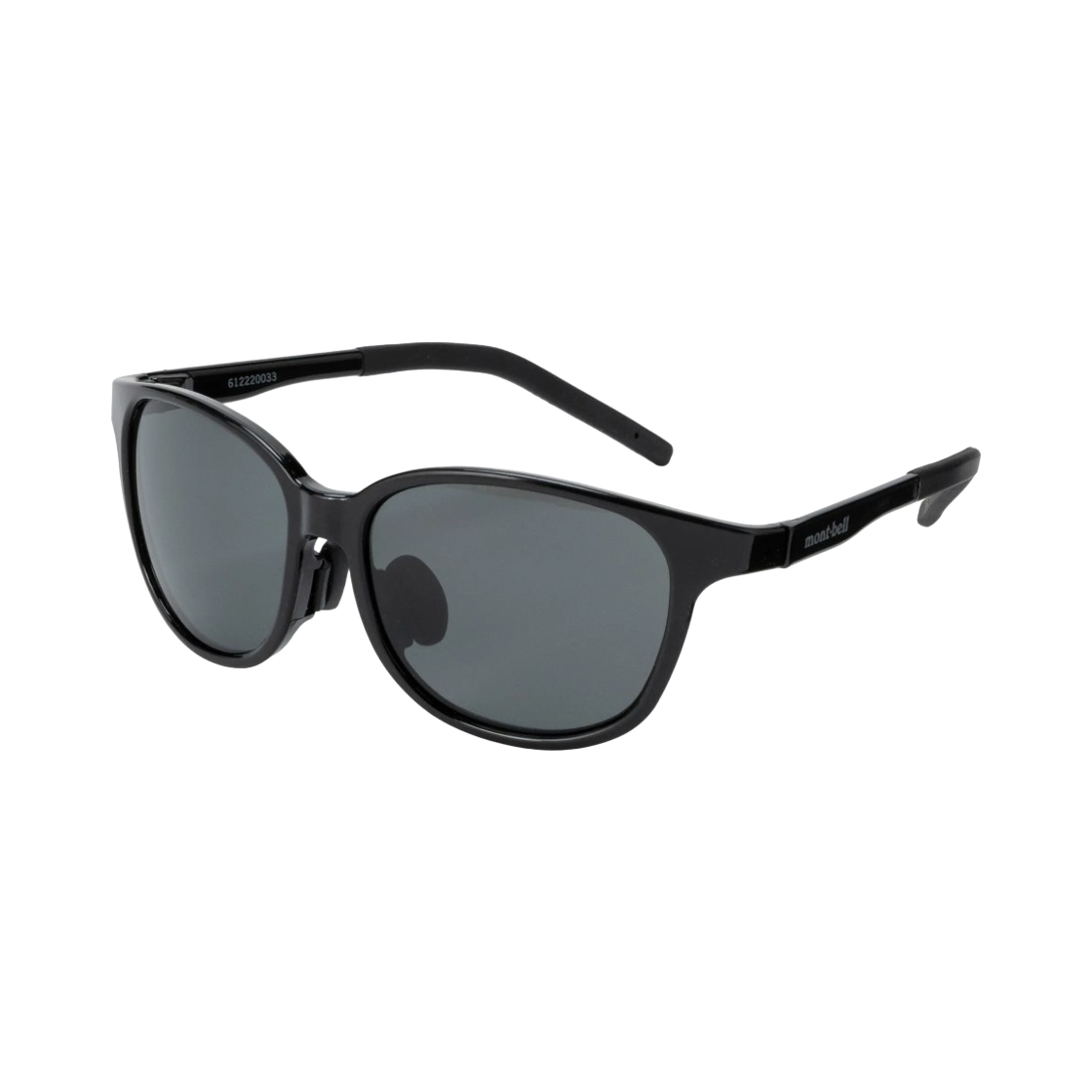 1109262 Montbell Rambler Sunglasses Round PL Black Gray