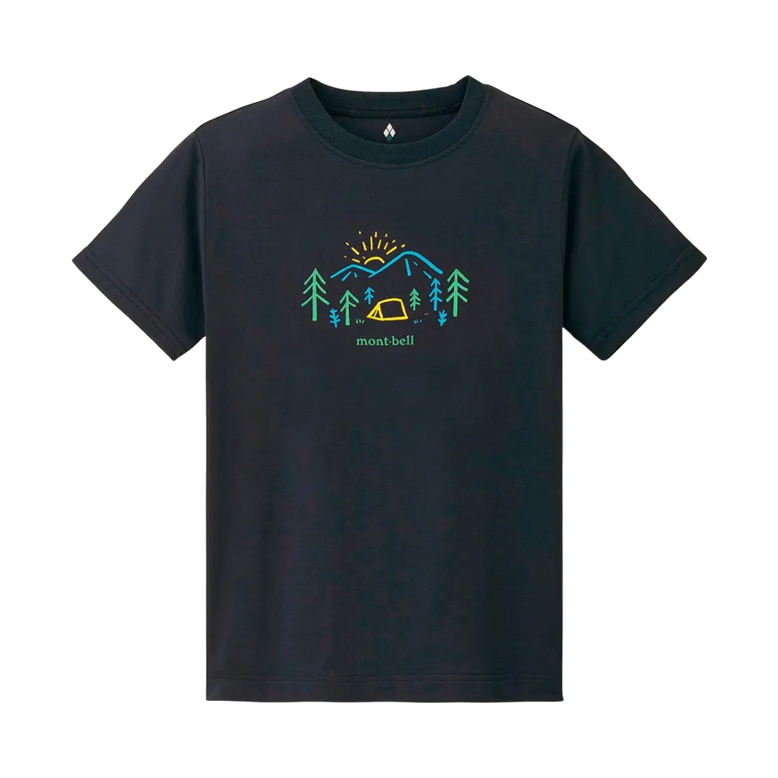 2104750 (Kids) Montbell Cotton Yama No Asa T-Shirt Dark Navy
