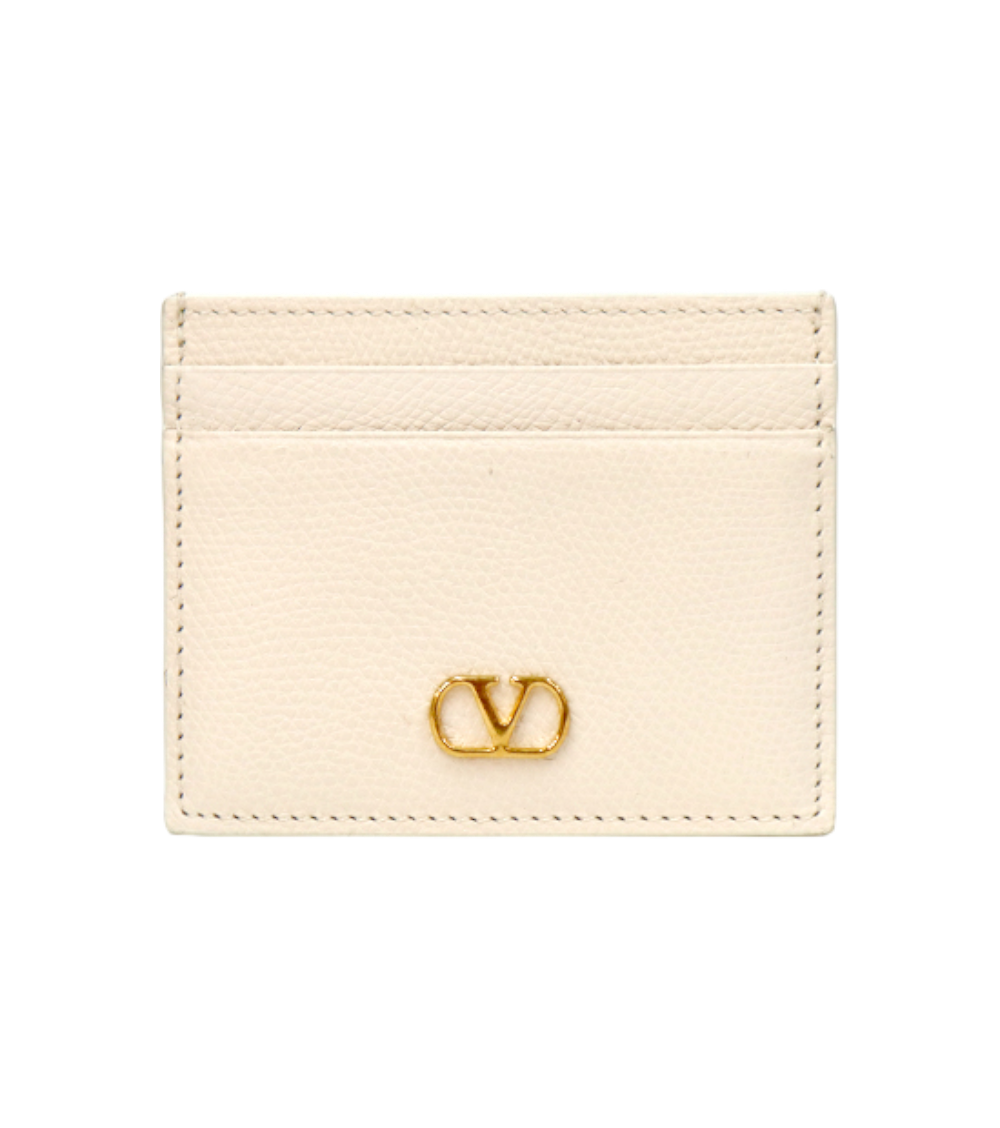 ITHOMEUJNUA5 Valentino Ivory Garavani Card Holder A-B38558