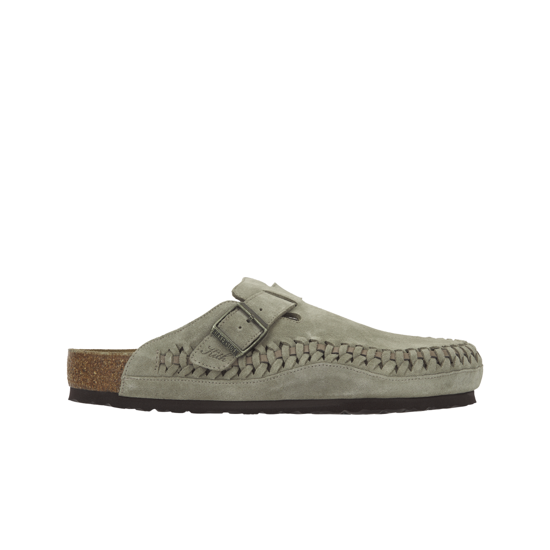 버켄스탁 x 키스 보스턴 브레이디드 스웨이드 레더 토프 - 레귤러(Birkenstock x Kith Boston Braided Suede Leather Taupe - Regular) - 1