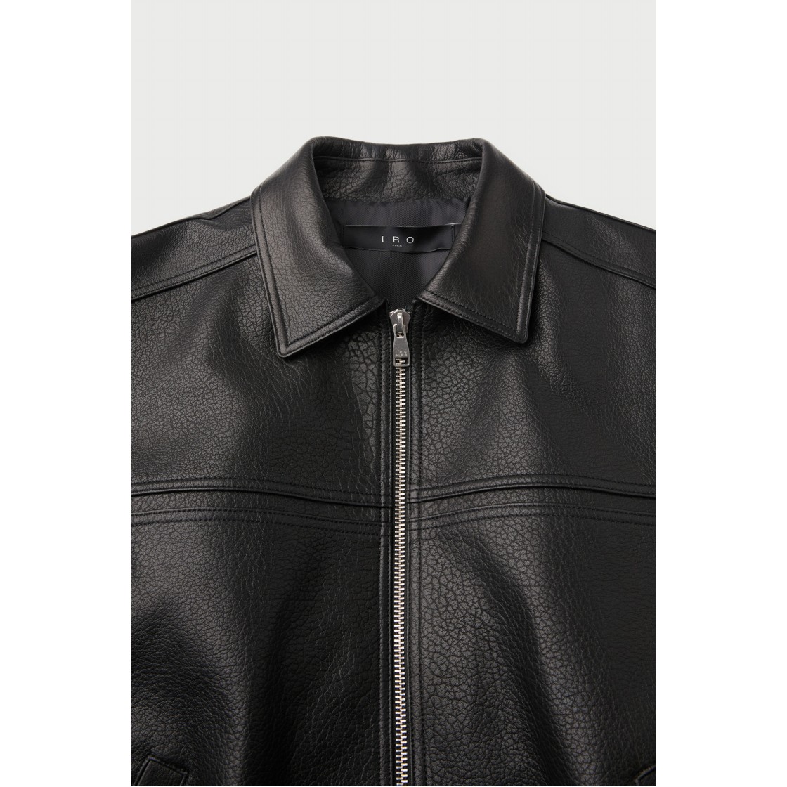 이로 볼랑 가죽 플라이트 재킷 블랙(IRO Volant Leather Flight Jacket Black) - 4