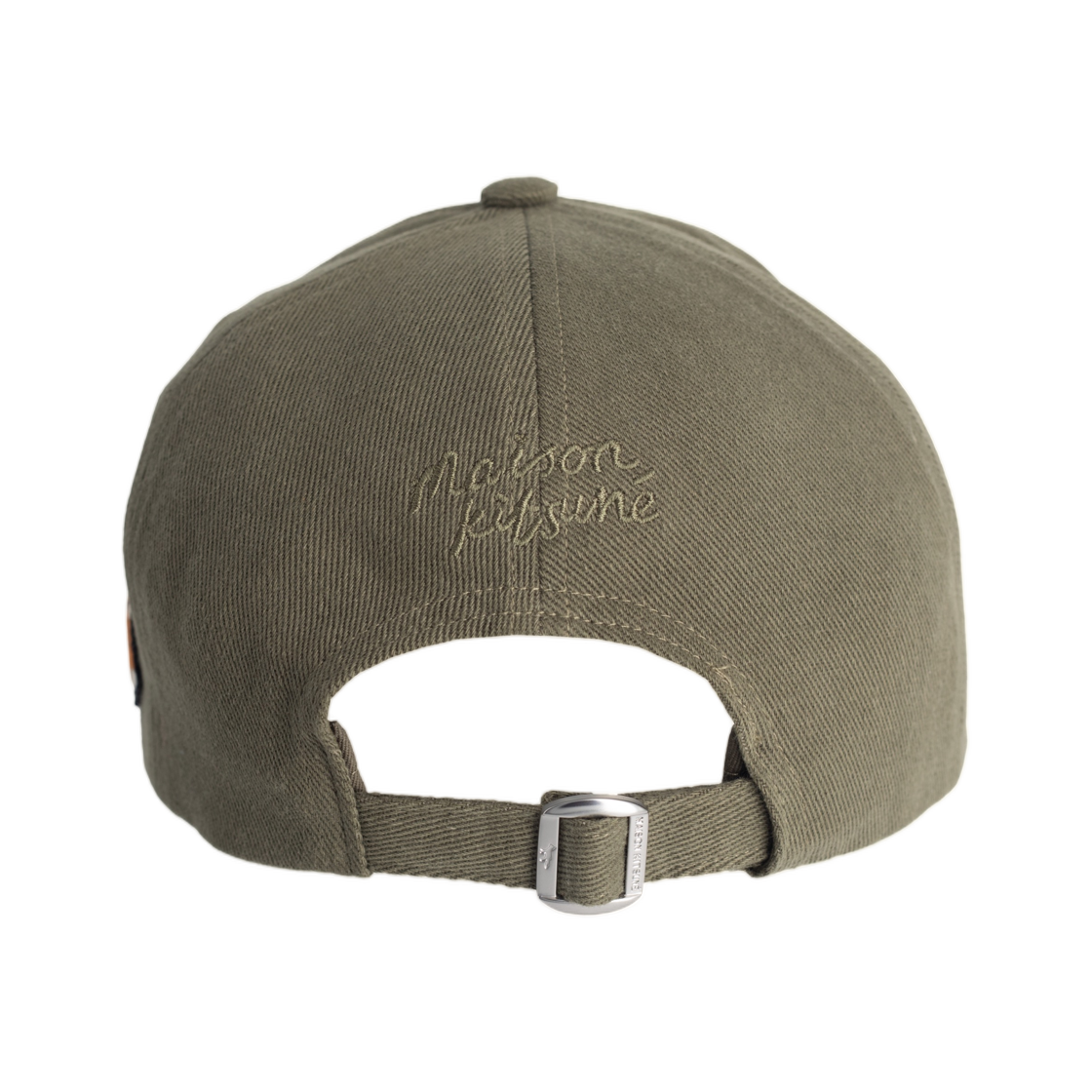 메종 키츠네 더블 폭스 헤드 페이디드 캡 페이디드 로렐 그린(Maison Kitsune Double Fox Head Faded Cap Faded Laurel Green) - 2