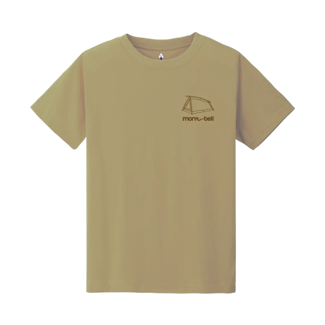 (키즈) 몽벨 위크론 문 라이트 텐트 50주년 티셔츠 탄((Kids) Montbell Wickron Moon Light Tent 50th T-Shirt Tan) - 2