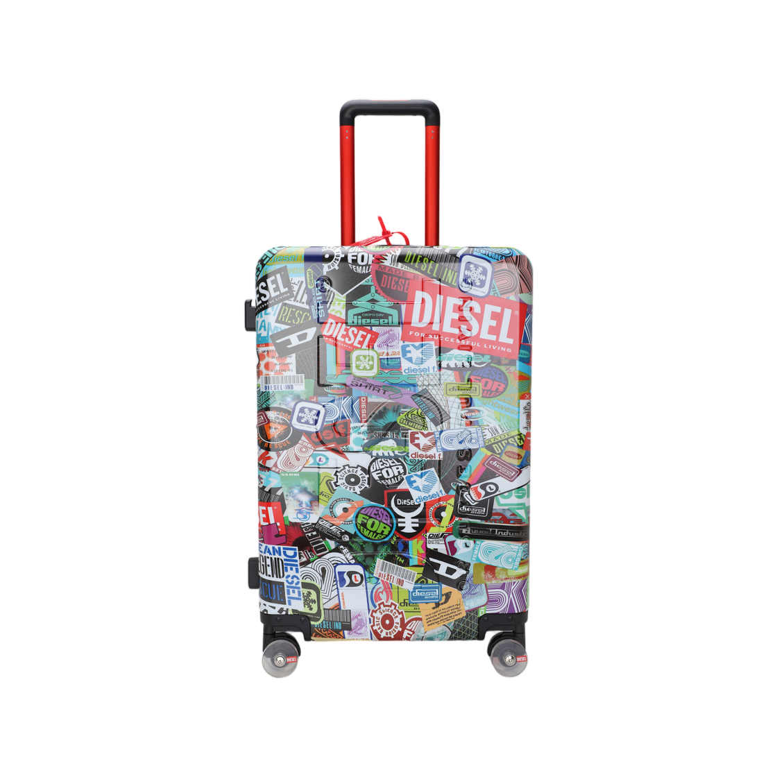 디젤 스티커 스타일 수트케이스 사이즈 M 멀티컬러(Diesel Sticker Style Suitcase Size M Multicolor) - 1