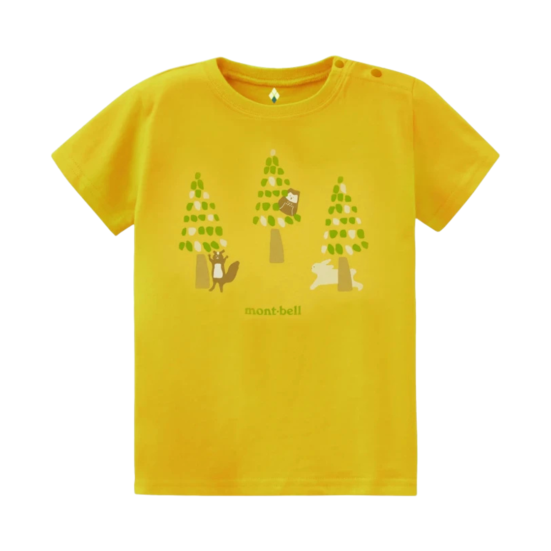 2104604 (Baby) Montbell Cotton Kokodayo T-Shirt Yellow