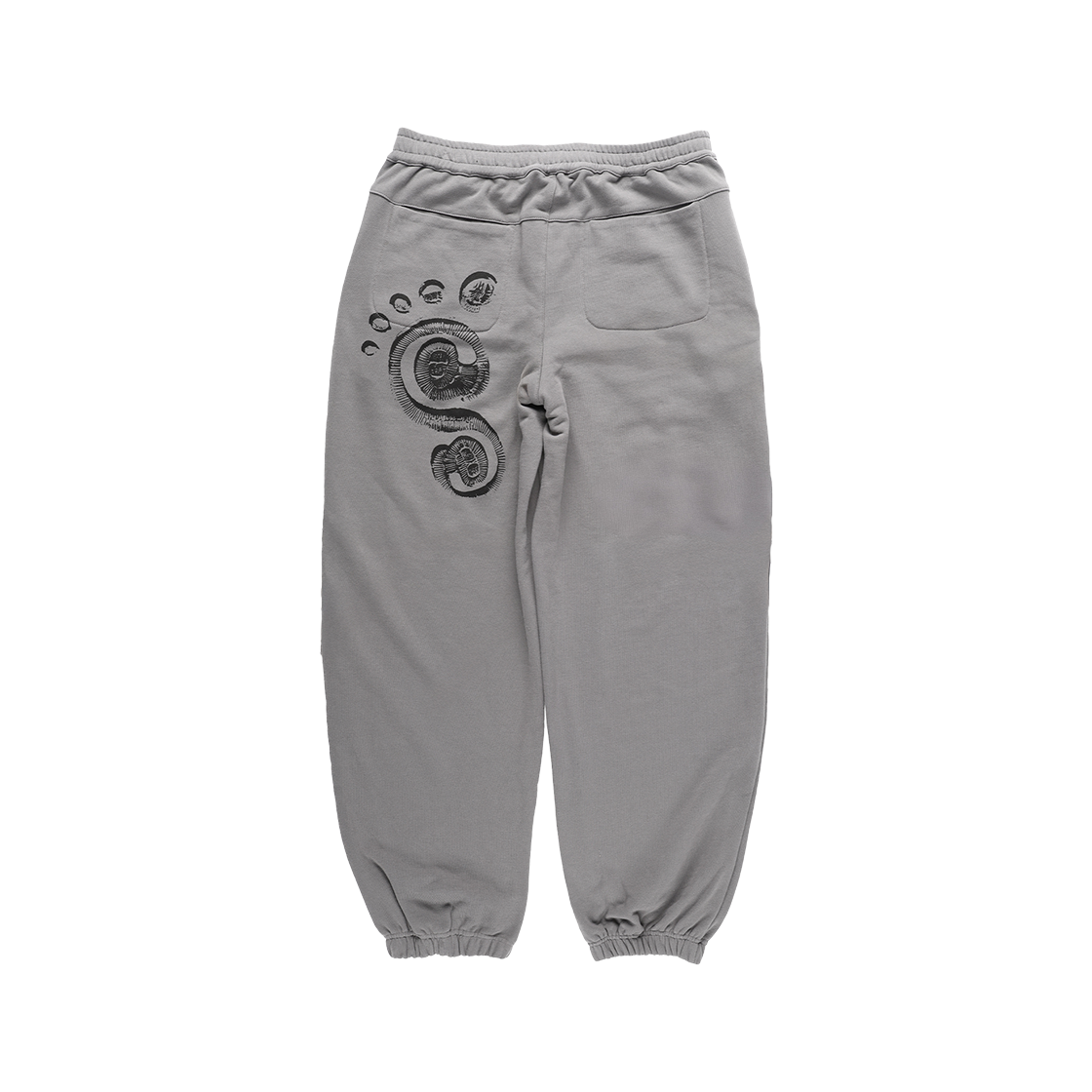 더왈드 풋프린트 로고 스웻팬츠 차콜(THE WARLD Foot Print Logo Sweat Pants Chacoal) - 2