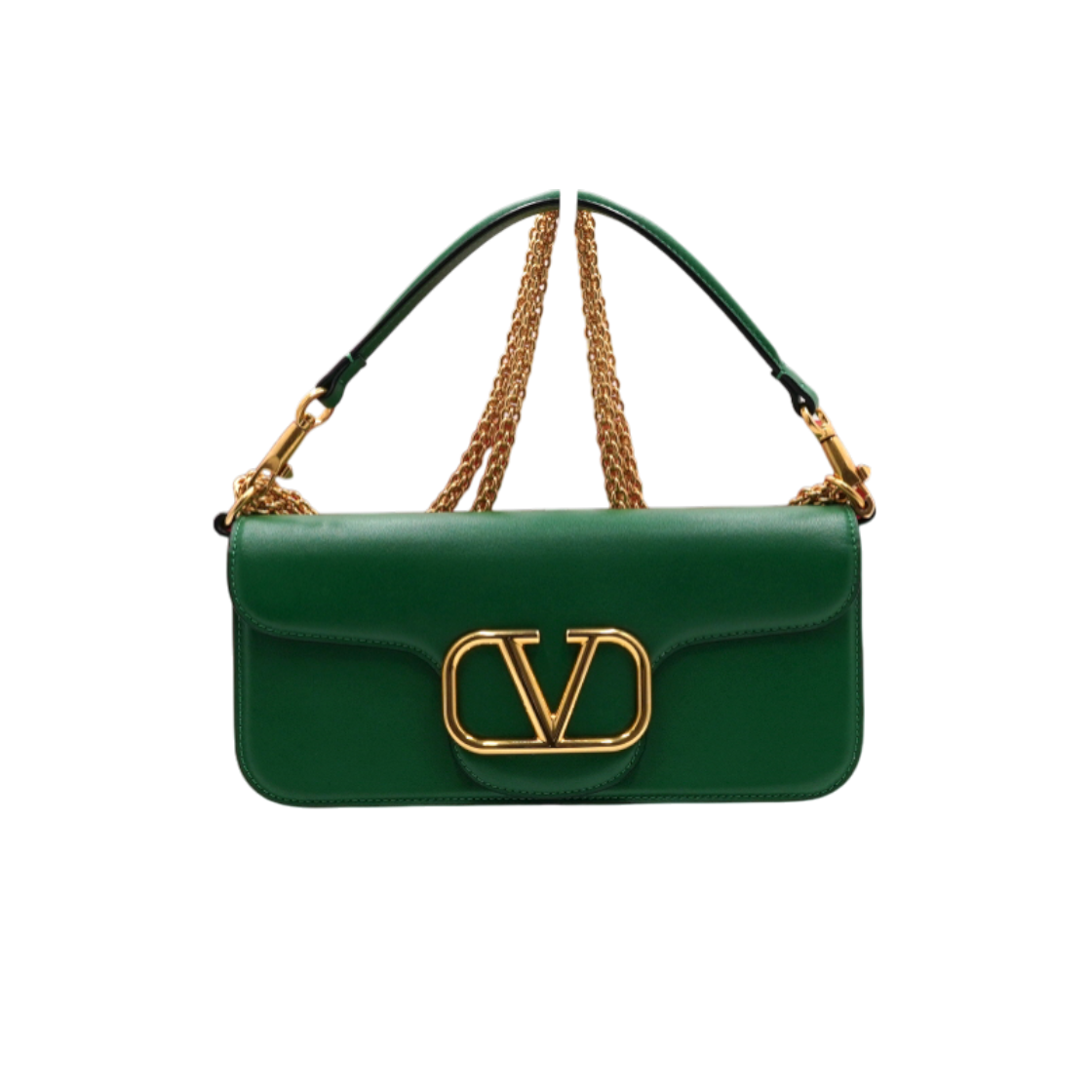 발렌티노 2W2B0K30ZXL 그린 V로고 시그니처 토트백 겸 금장체인 숄더백 크로스백aa60786(VALENTINO Green V Logo Signature Tote and Shoulder Bag)