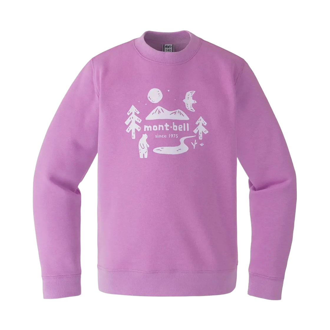 2104862 (Kids) Montbell Cotton Sweatshirt Pink