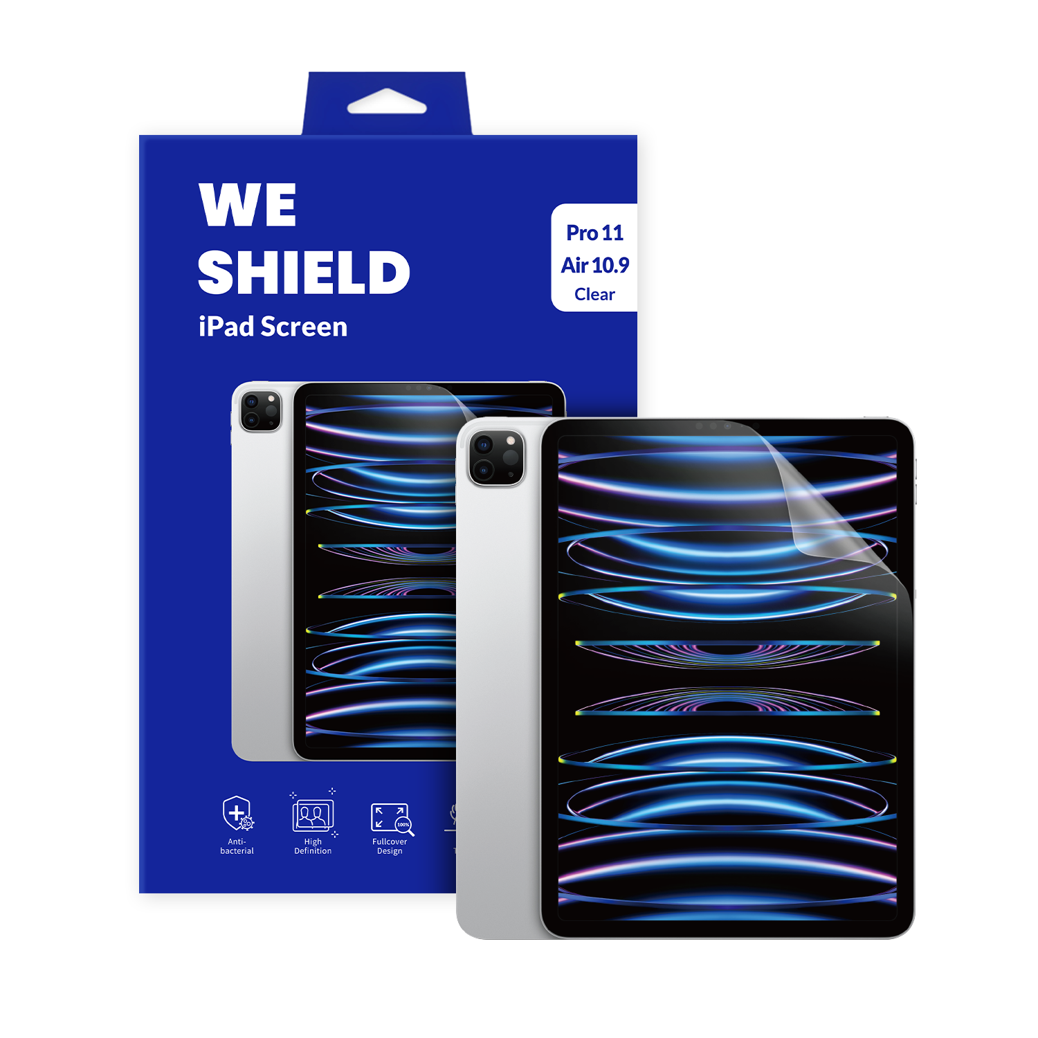 TW-SP02-PP11A Tanglewood Anti-bacterial Clear film iPad Pro 11/ Air 10.9