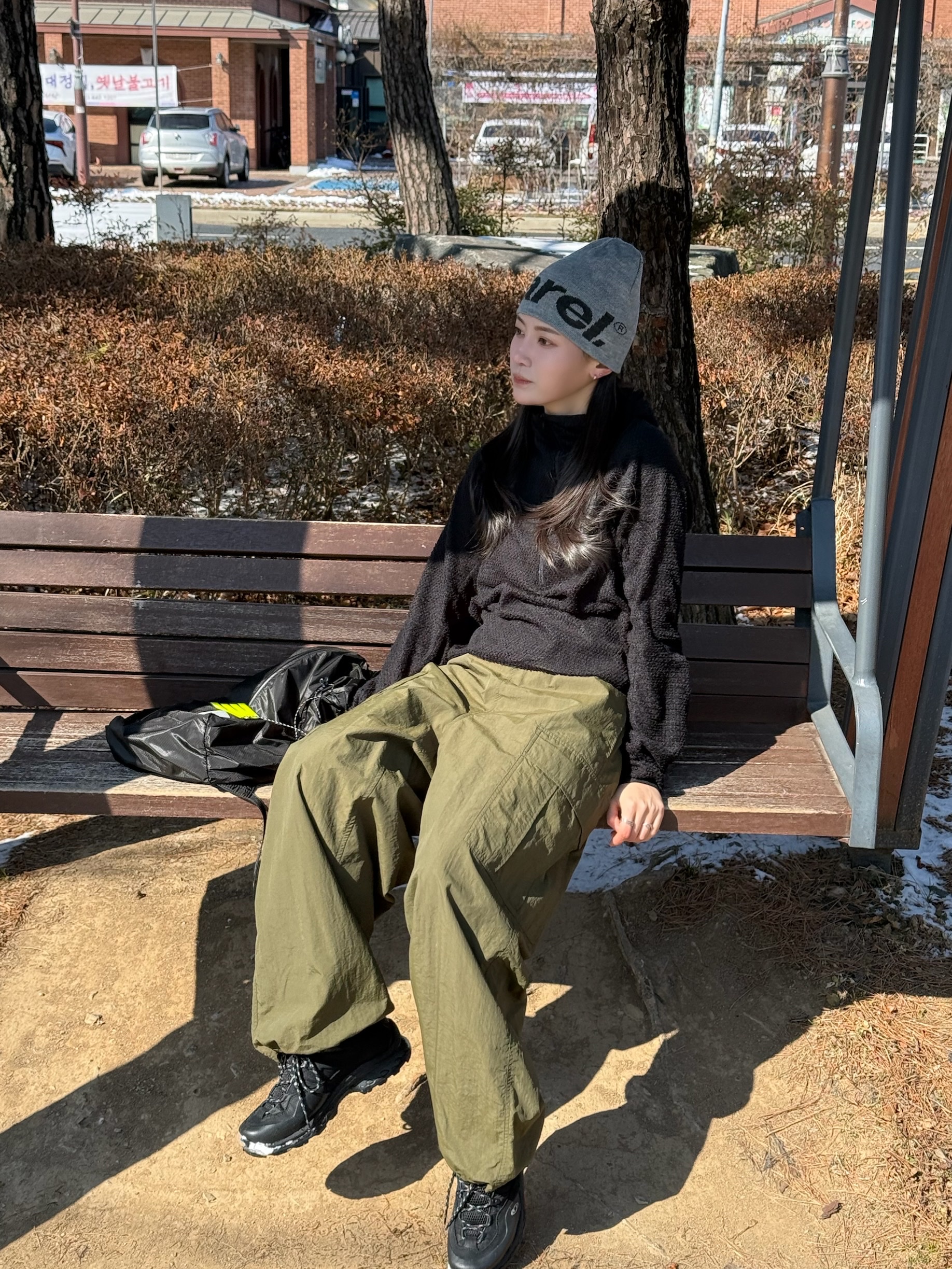 Salomon XT-Quest 2 ADV Black Ebony 착용 스타일
