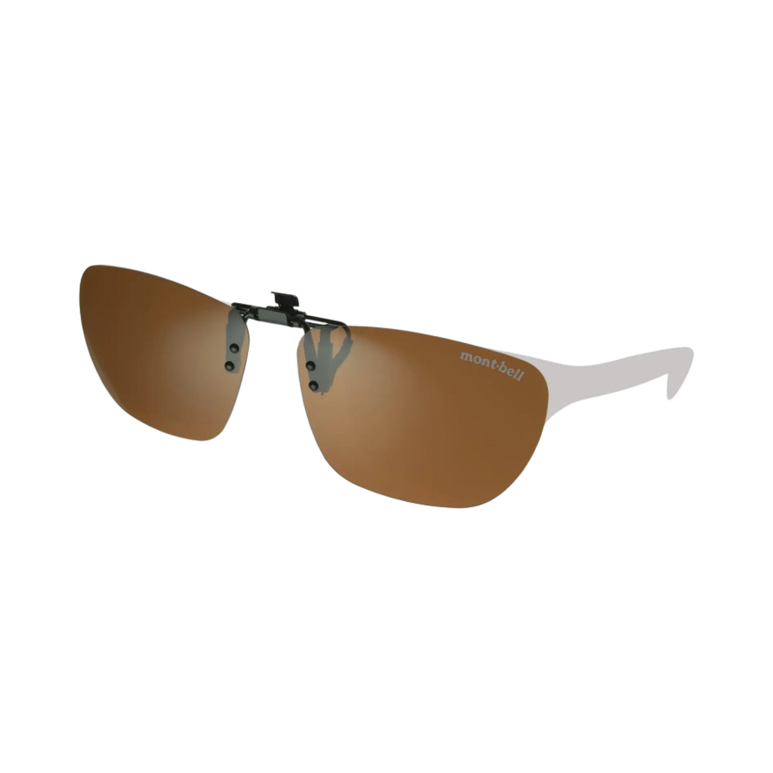 몽벨 클립온 선글라스 스퀘어 PL 브라운(Montbell Clip-On Sunglasses Square PL Brown)