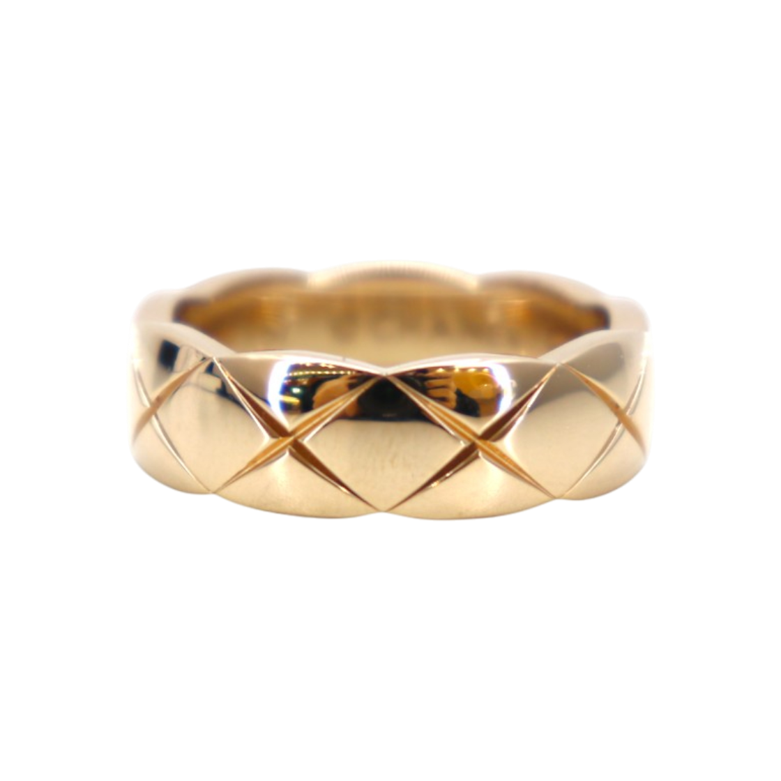 샤넬 코코 크러쉬 링 스몰 베이지골드 57호 J10817(Chanel Coco Crush Ring Small Beige Gold Size 57 J10817)