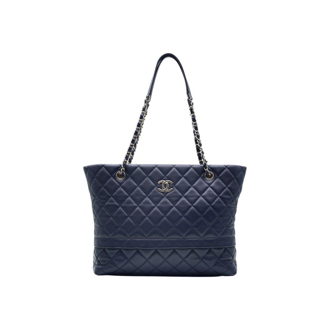 ITA3W92R7TF9 Chanel Navy Caviar Skin Gold-Tone Shoulder Bag (28 Series)