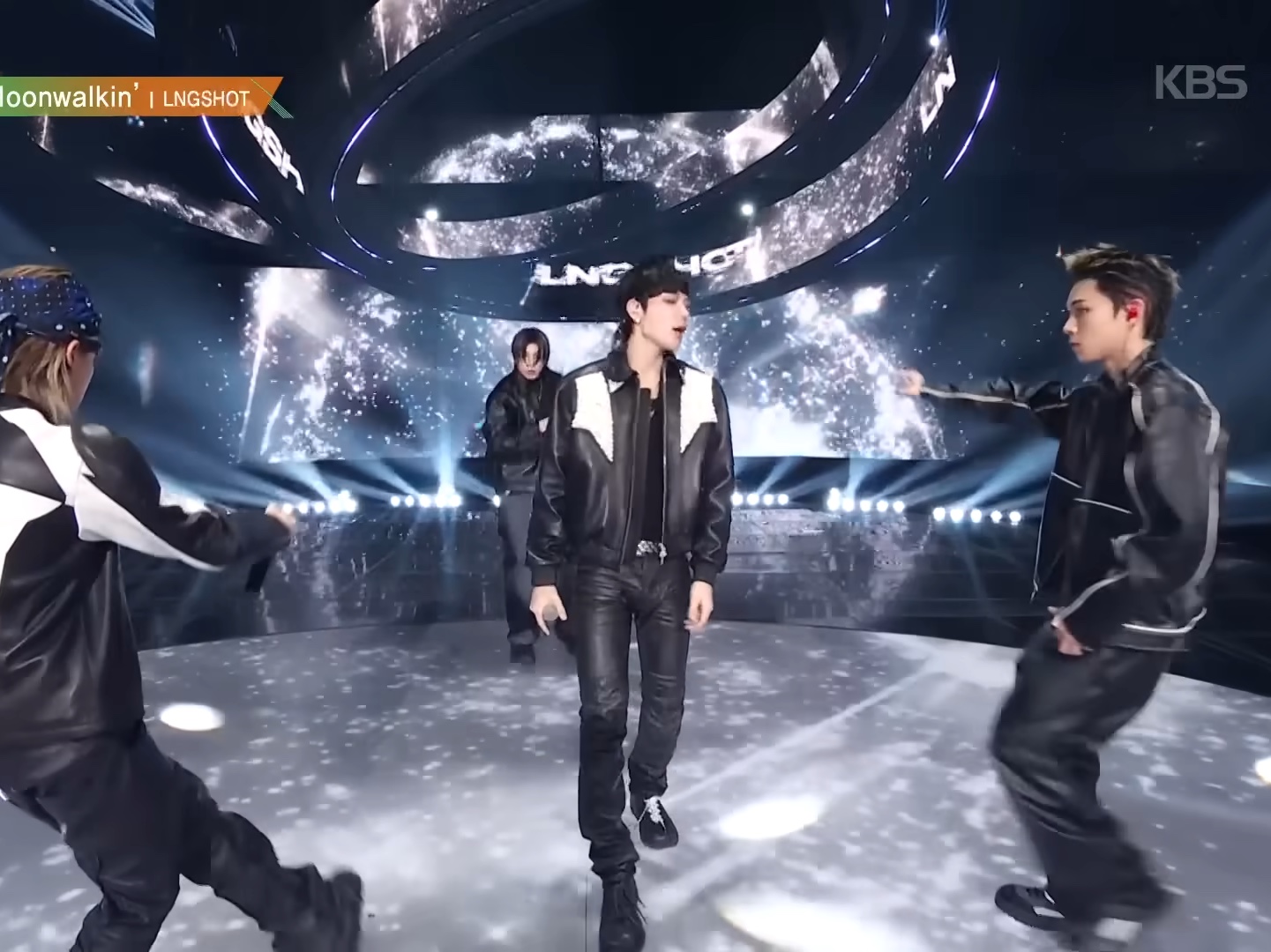 Undermycar 25FW River of Stars Lambskin Blouson Milky Way, Undermycar 25FW Faux Leather Battle Biker Pants Black 착용 스타일 - 5