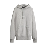 Dior Hooded Sweatshirt with Embroidery Relaxed Fit Cotton Fleece Gray