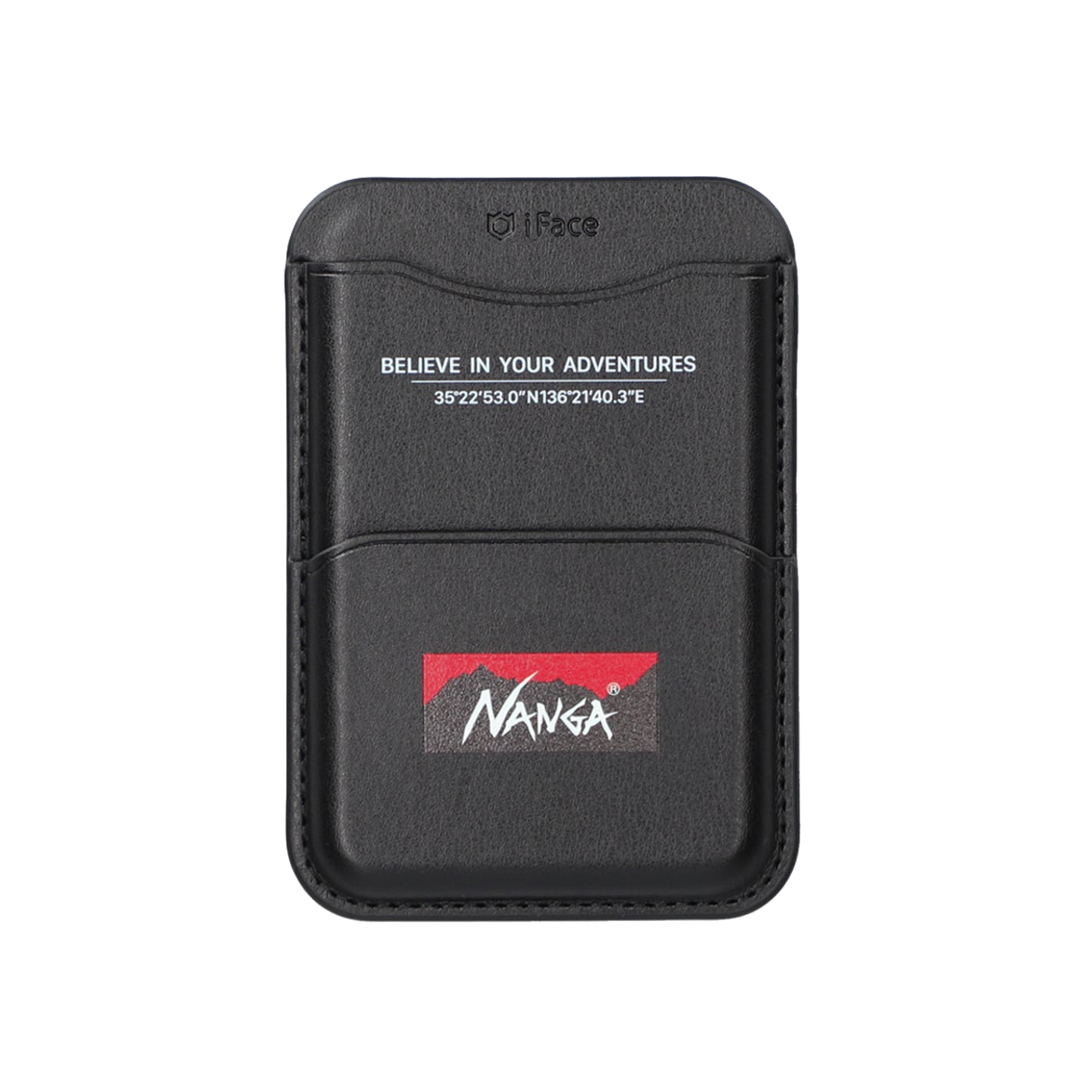 난가 로고 카드 월렛 블랙 - 26SS(Nanga Logo Card Wallet Black - 26SS)