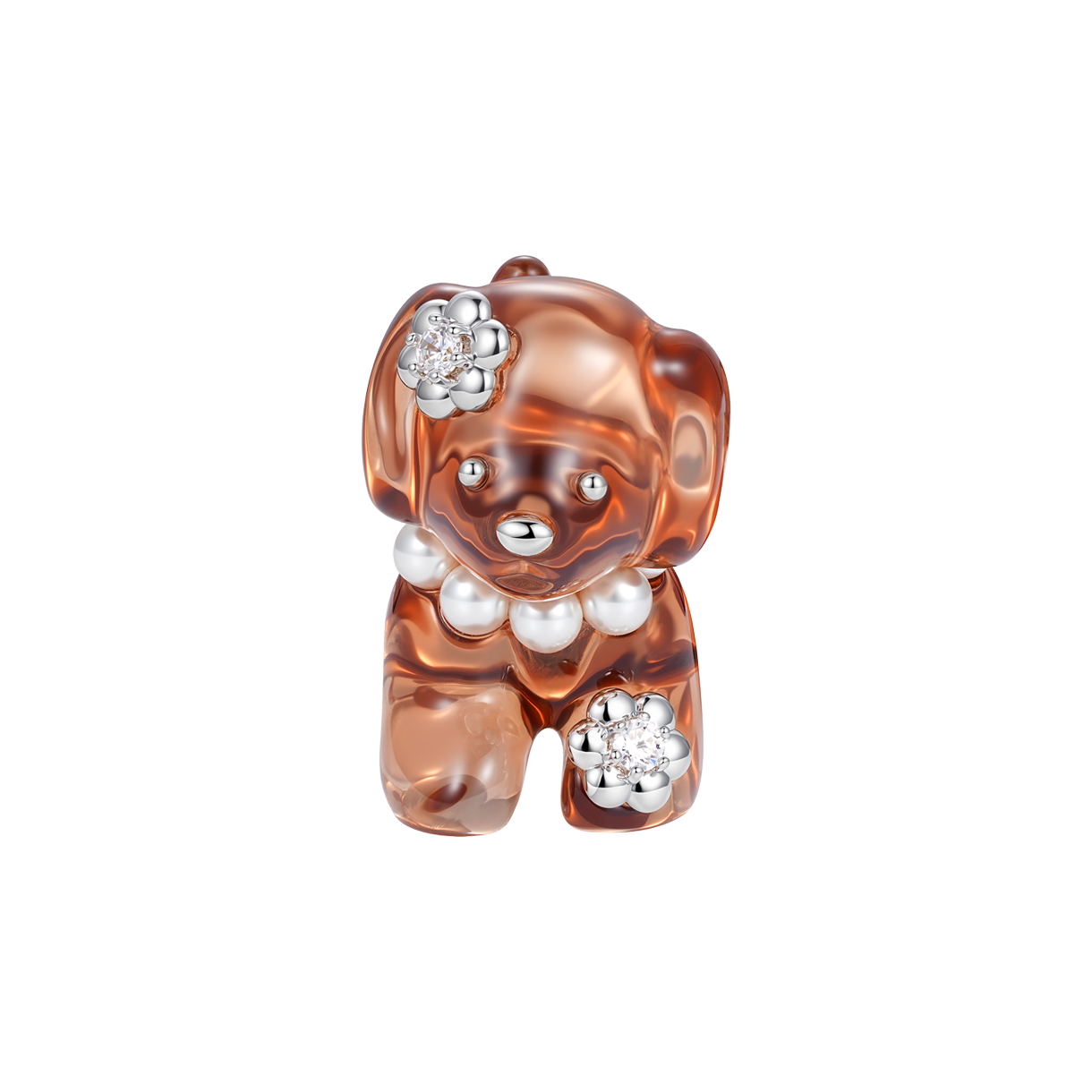 위민 스플릿 퍼피 이어링 트랜스페어런트 - 26SS(Yvmin Split Puppy Earring Transparent - 26SS) - 2