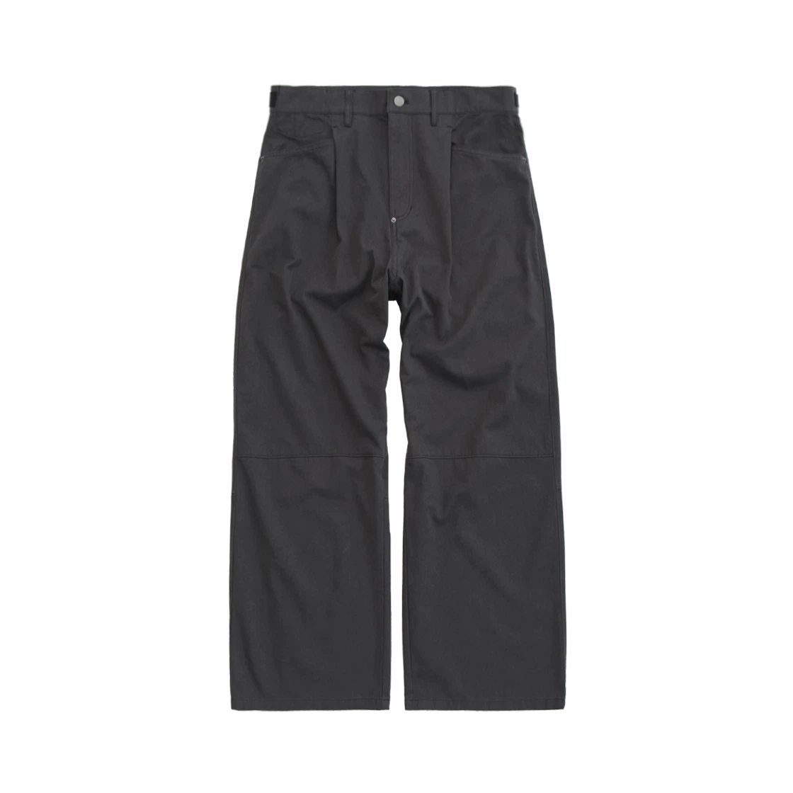 폴리테루 원 턱 고시마 팬츠 딥 차콜(Polyteru 1 Tuck Gosima Pants Deep Charcoal)