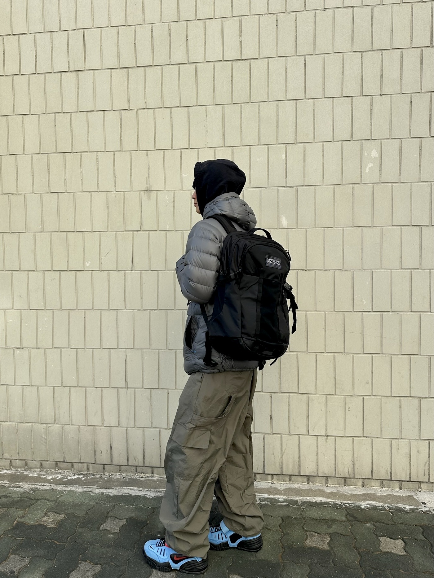 Nike x Ambush Air Adjust Force SP University Blue and Habanero Red 착용 스타일 - 2