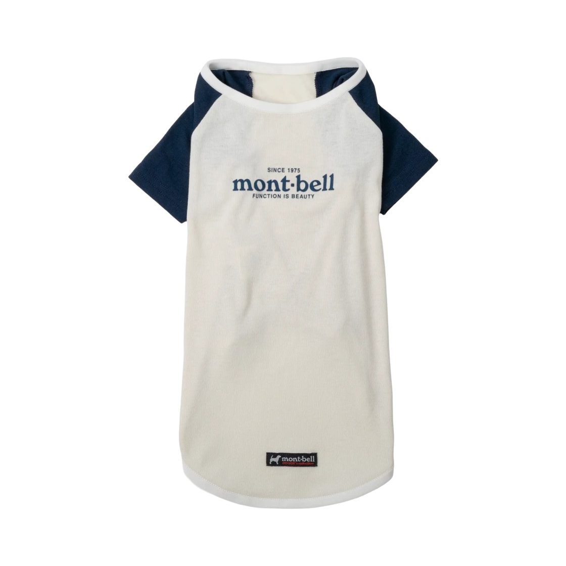 1114948 Montbell Wickron Dog Raglan T-Shirt Small Ivory