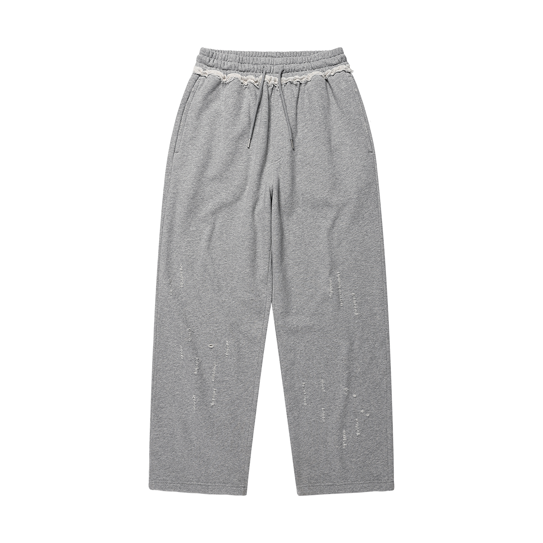 VH2GSUPA00AGR Thevinylhouse Damaged Sweat Pants Grey
