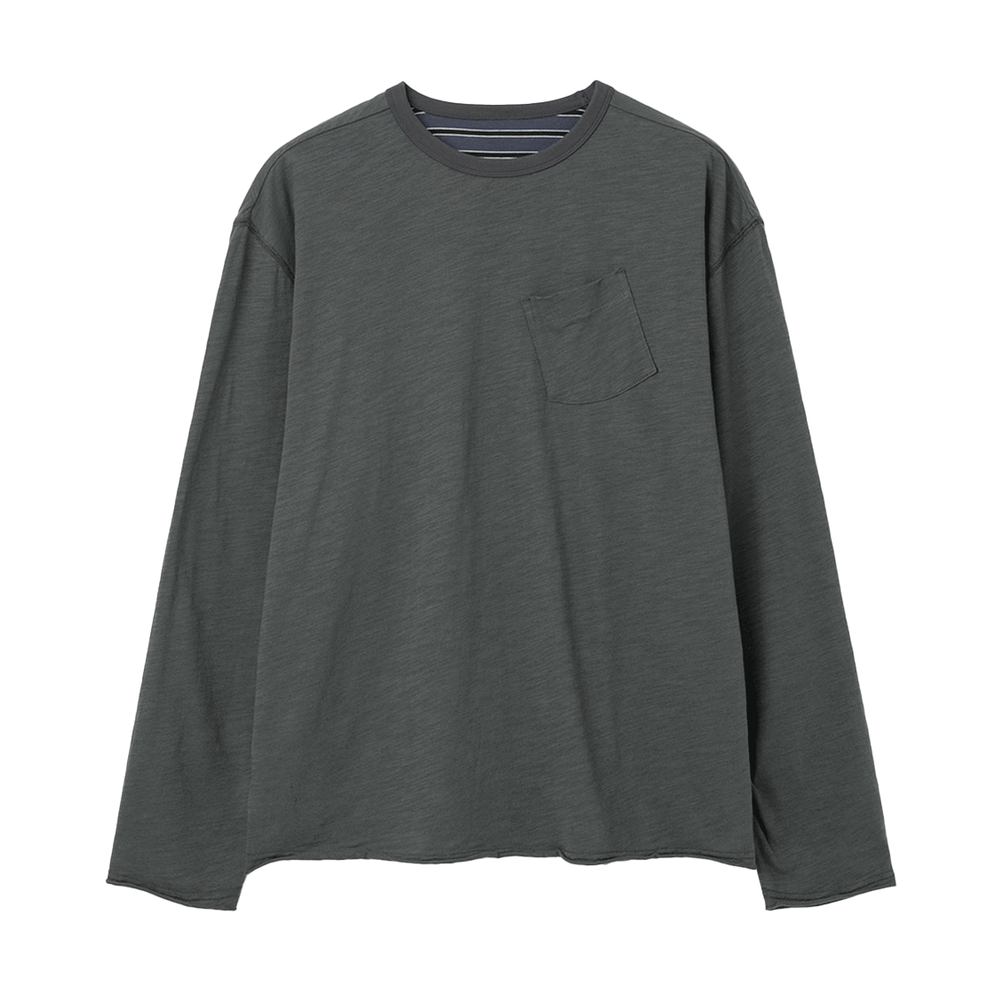 ML725CHA Millo Archive Dual Reversible Long Sleeve Charcoal