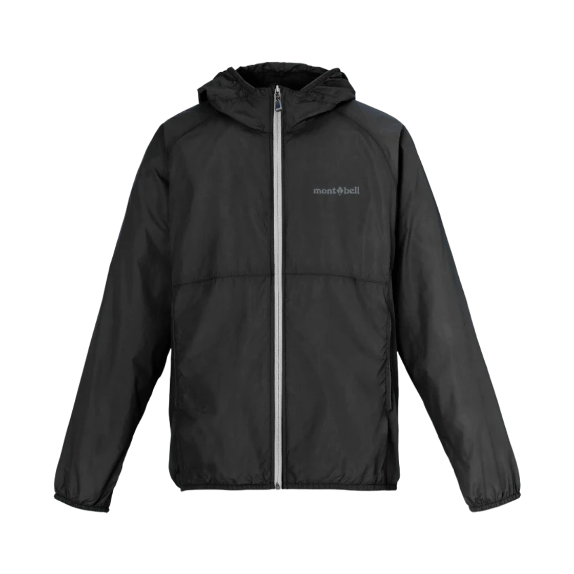 (키즈) 몽벨 윈드 블라스트 후드 자켓 블랙((Kids) Montbell Wind Blast Hooded Jacket Black) - 1