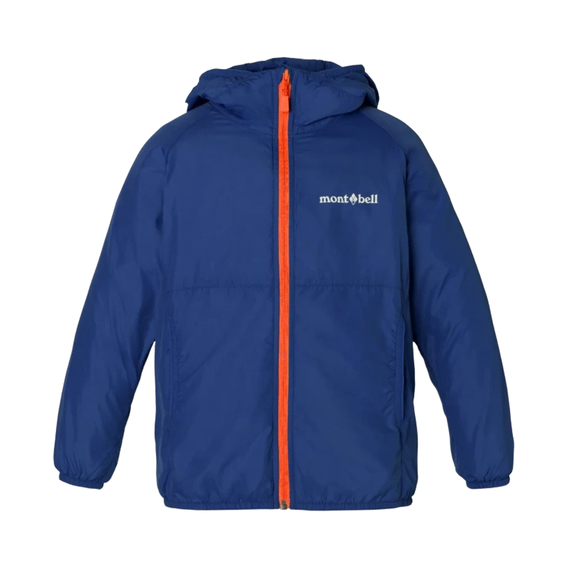 1103357 (Kids) Montbell Wind Blast Hooded Jacket Blue