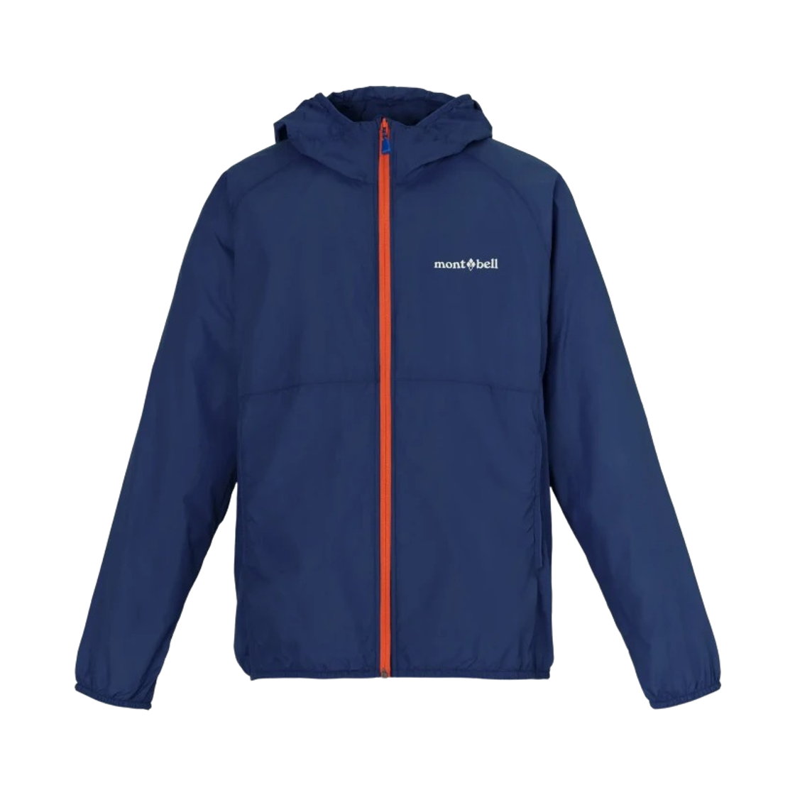 1103356 (Kids) Montbell Wind Blast Hooded Jacket Blue