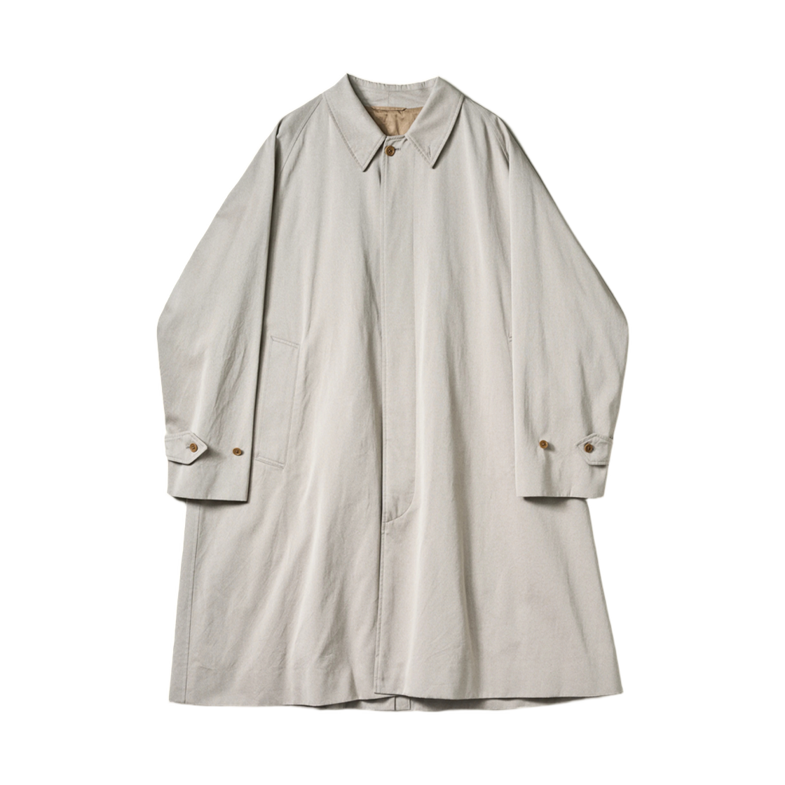A0KS0000PT9Y Kaptain Sunshine Cotton Covert Gabardine Walker Coat Ecru