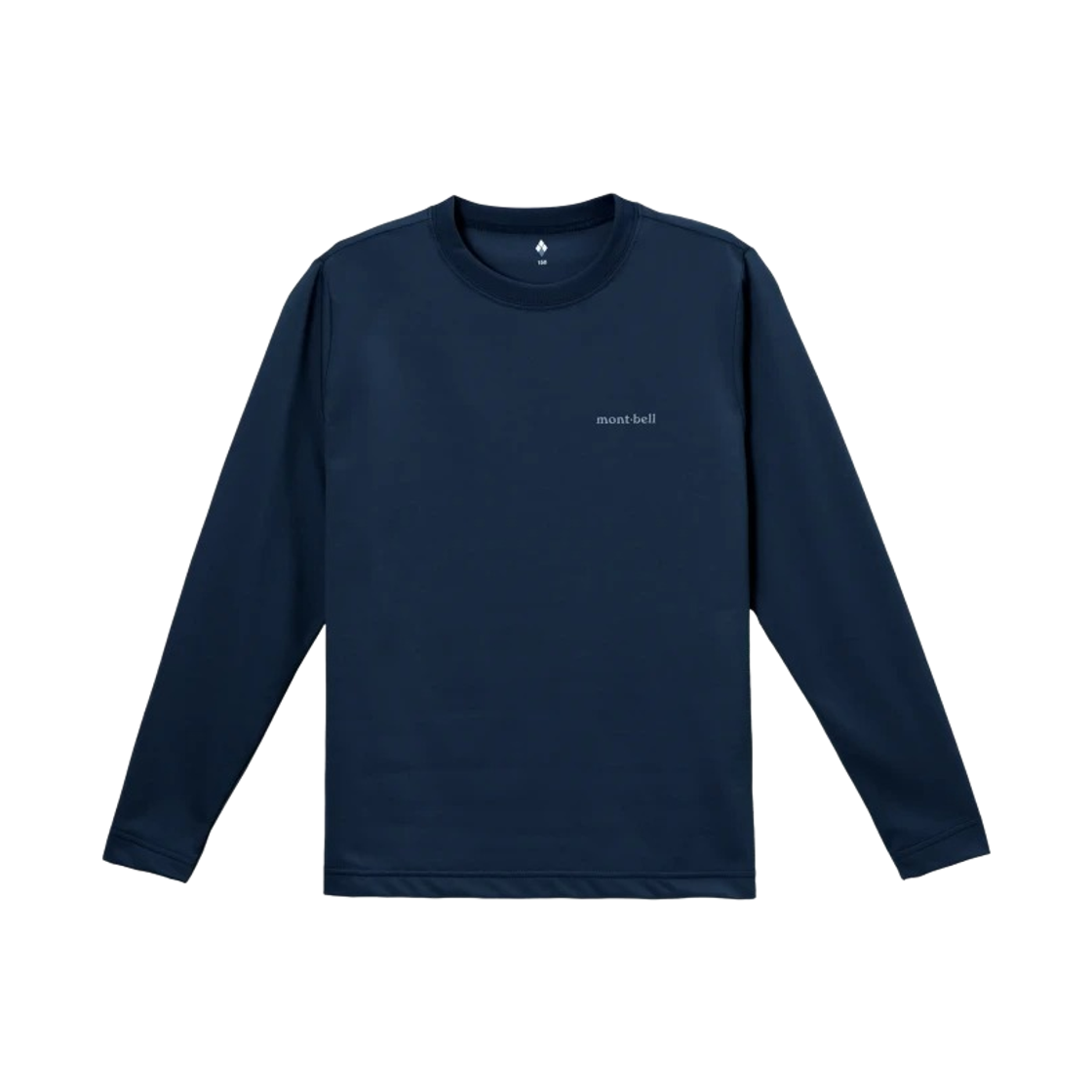 1114940 (Kids) Montbell Wickron UV-Tect Long Sleeve T-Shirt Navy