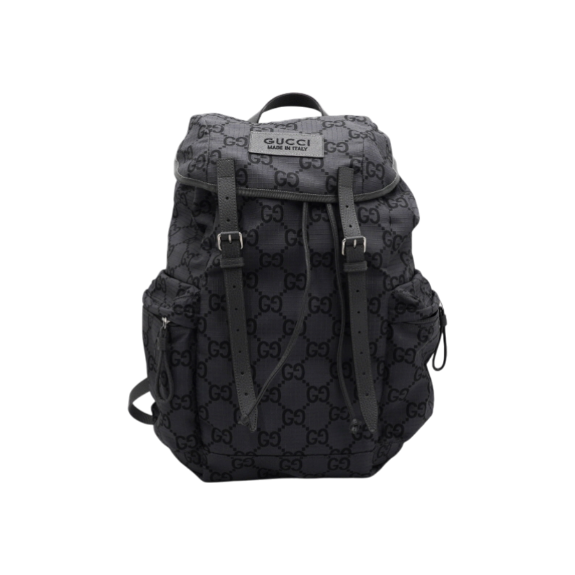 구찌 767923 그레이 GG 폴리에스테르 라지 남성 백팩aa60463(Gucci Grey GG Polyester Large Men's Backpack)