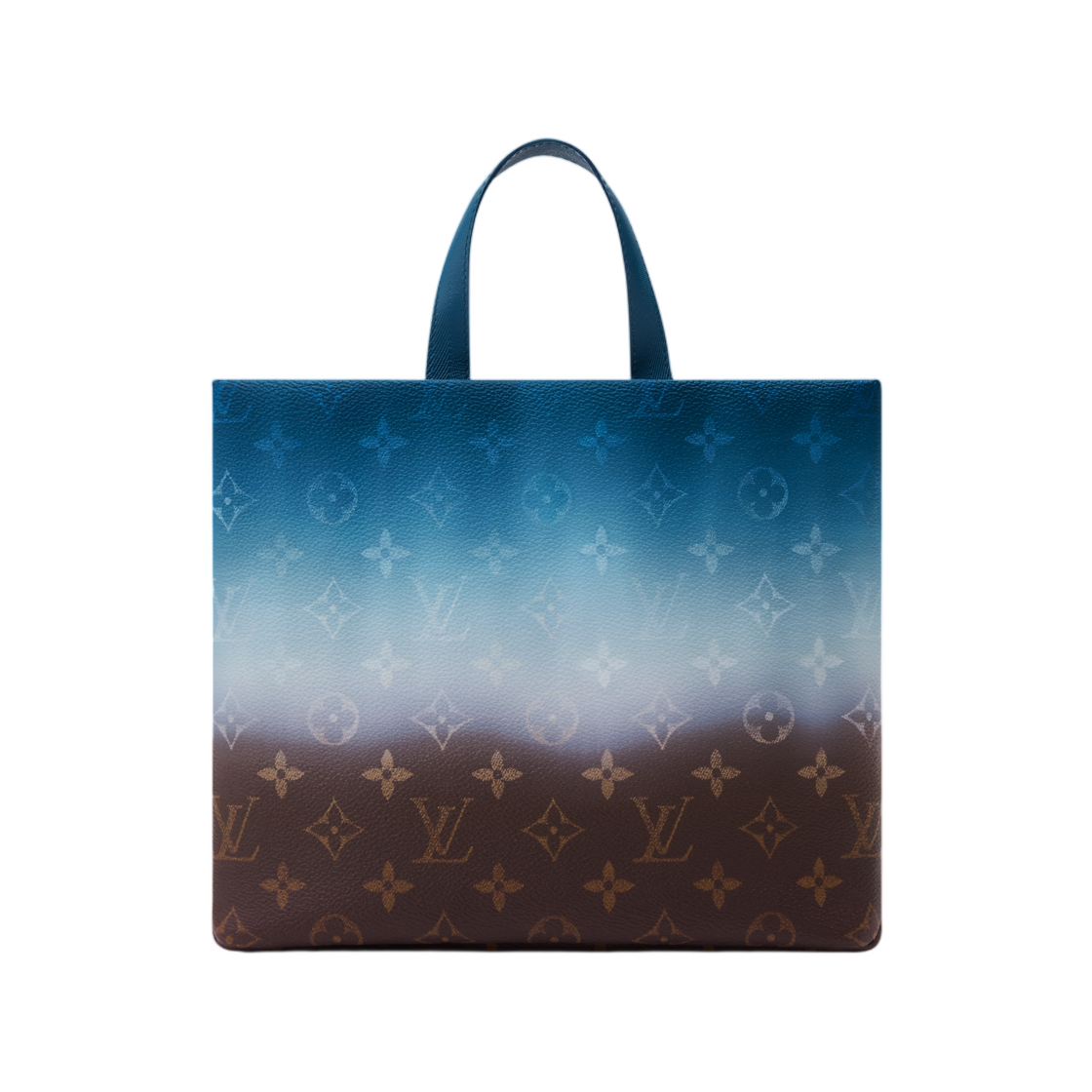 루이비통 미니 쇼퍼 토트 블루 모노그램 피그먼트(Louis Vuitton Mini Shopper Tote Blue Monogram Pigment) - 3