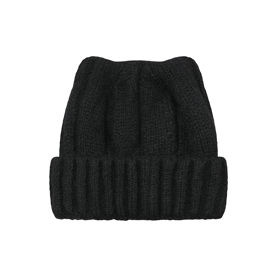 무센트 미스티 레더 패치 캣 비니 블랙(MUCENT Misty Leather Patch Cat Beanie Black) - 2