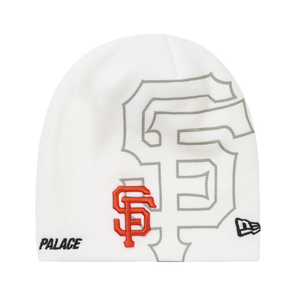 - Palace x San Francisco Giants New Era Nein Cuff Beanie White - 26SS