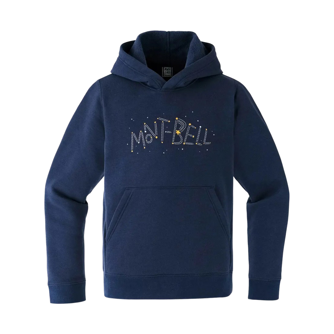 2104856 (Kids) Montbell Cotton Hooded Sweatshirt Navy