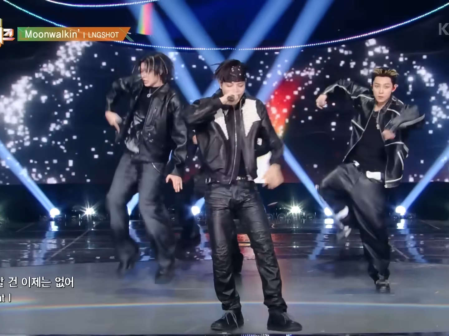 Undermycar 25FW River of Stars Lambskin Blouson Milky Way, Undermycar 25FW Faux Leather Battle Biker Pants Black 착용 스타일 - 3