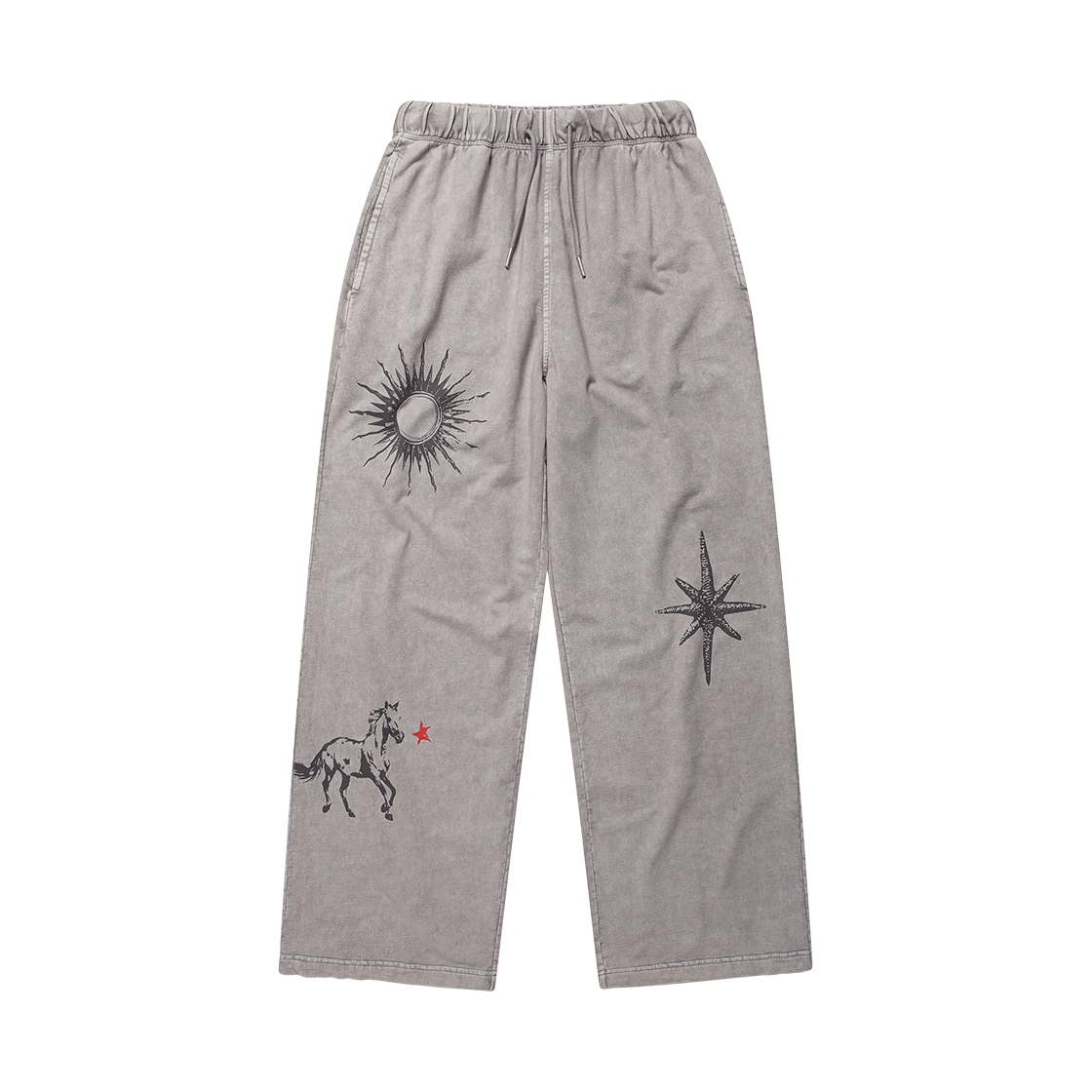 VH2GSUPA01AGR Thevinylhouse Rodeo Washed Sweat Pants Grey