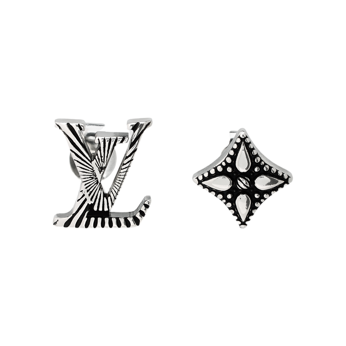 M03666 Louis Vuitton LV Whisper Earrings Sterling SiLVer