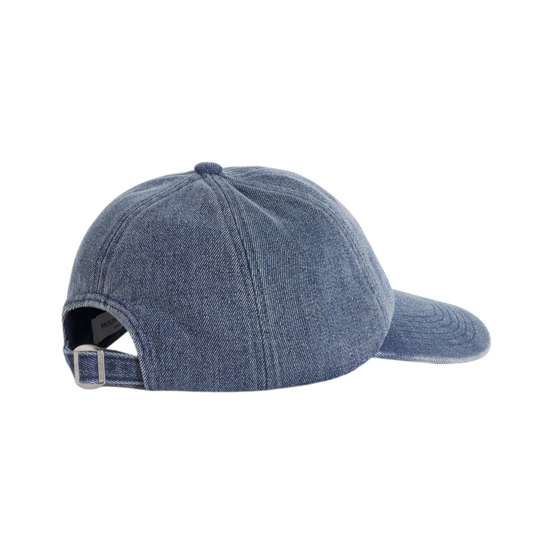 메종 키츠네 포에틱 스크립트 데님 캡 워시ed 인디고(Maison Kitsune Poetic Script Denim Cap Washed Indigo) - 3