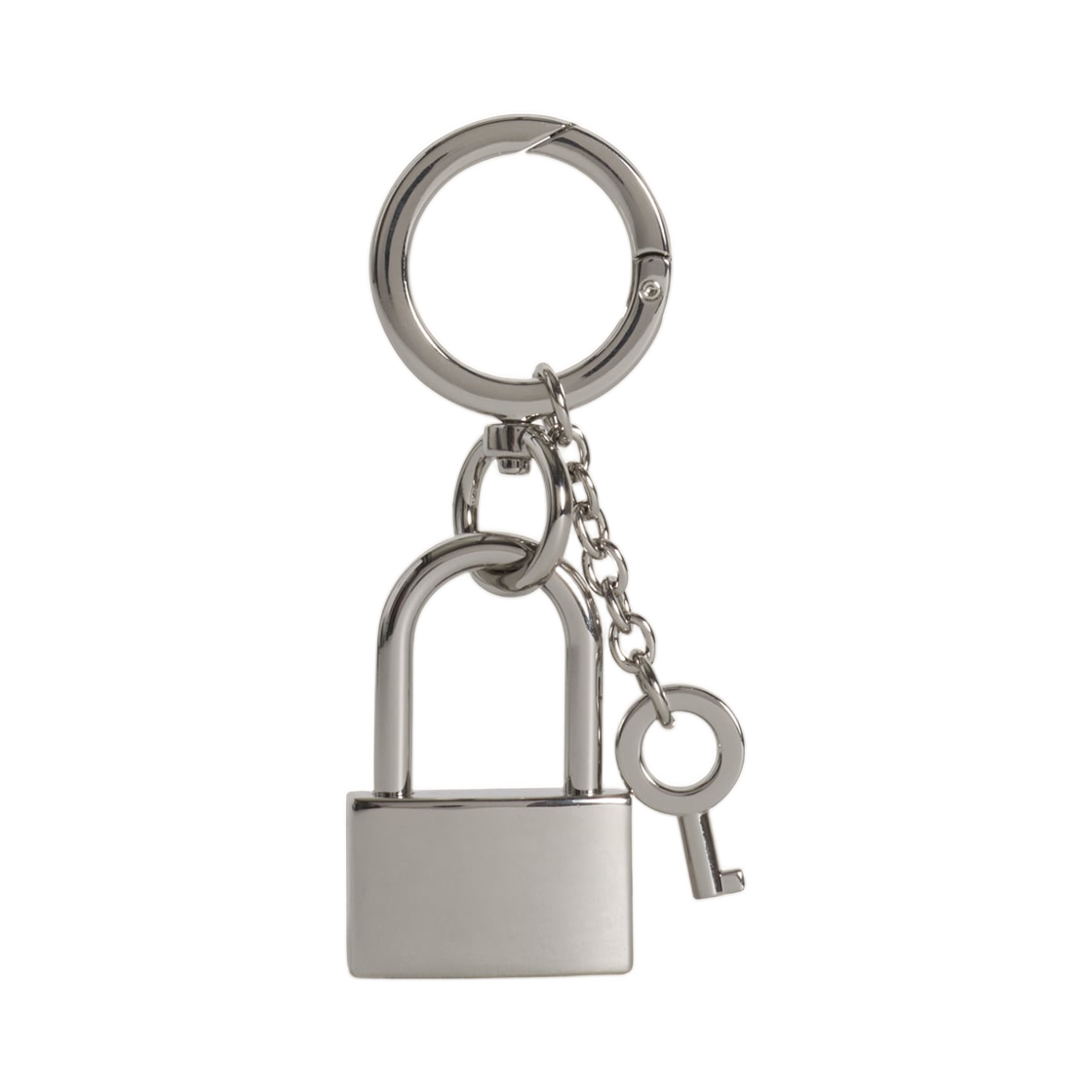 메종 키츠네 패들락 참 실버(Maison Kitsune Padlock Charm Silver) - 2