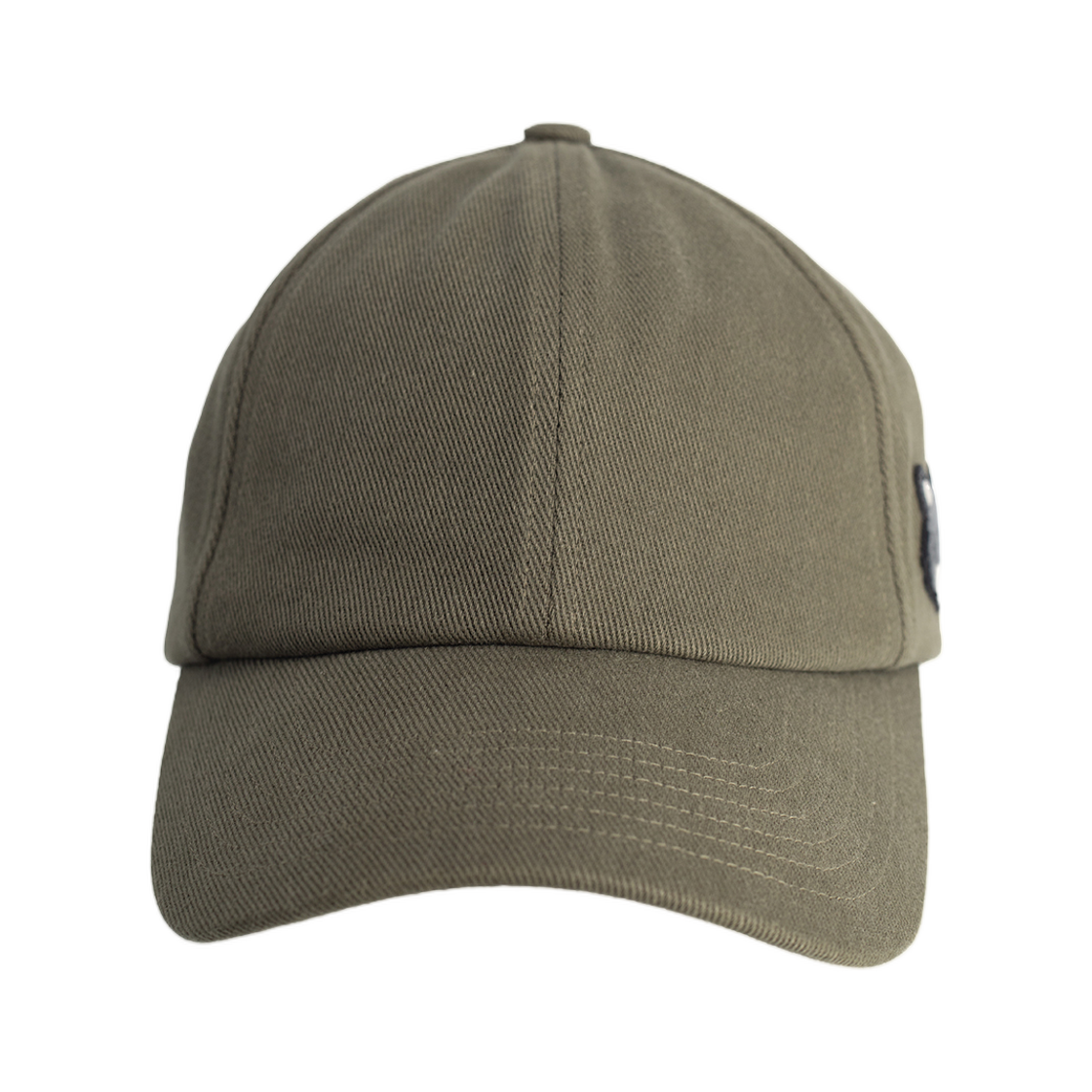 OM611CFWW9112-0418 Maison Kitsune Double Fox Head Faded Cap Faded Laurel Green