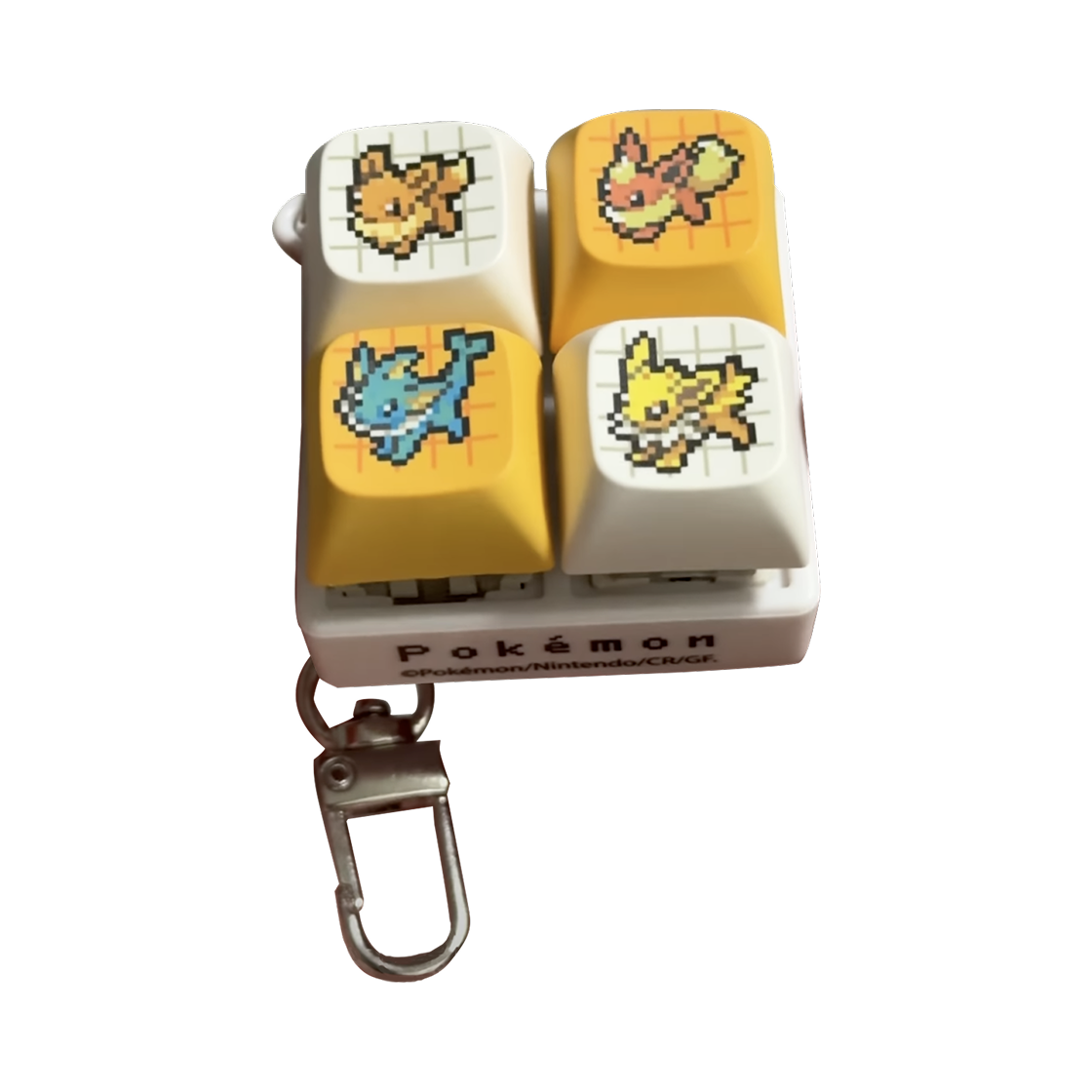 - Pokemon x CU Keycap Keychain Eevee