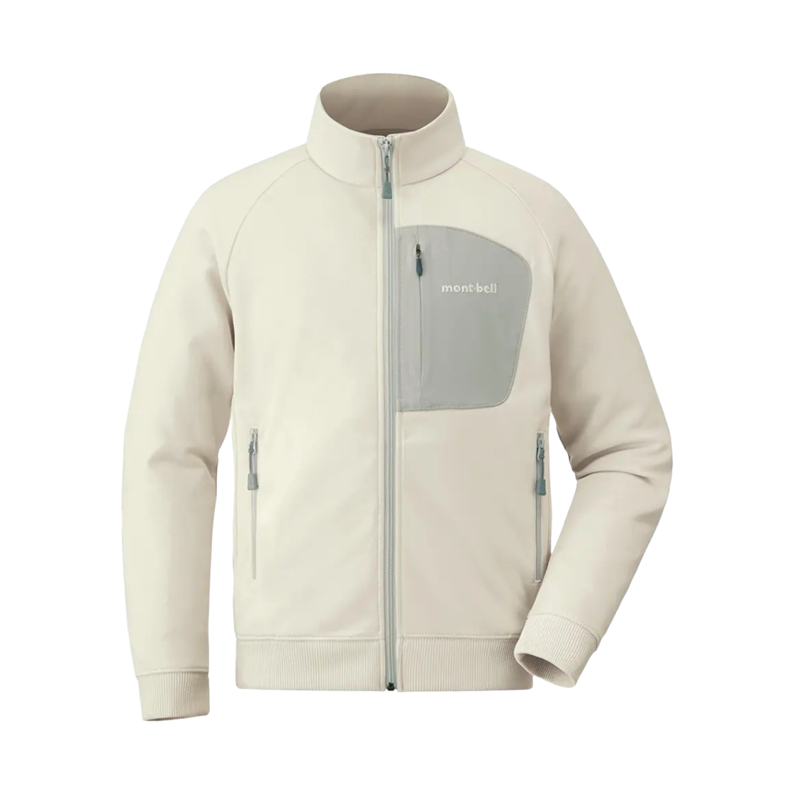 1114394 (Kids) Montbell Mountain Jersey Jacket White Smoke