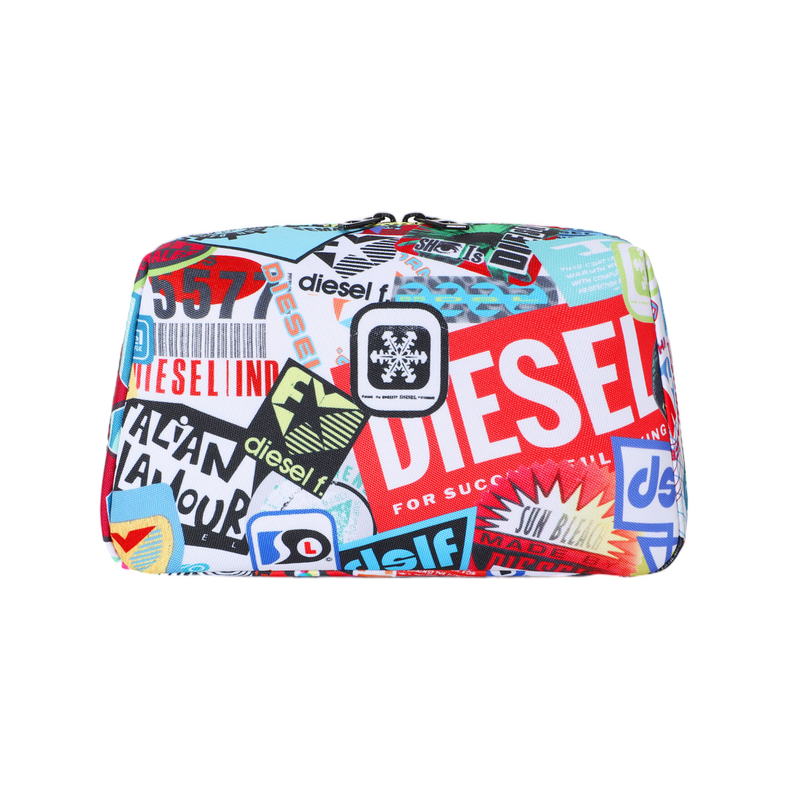 디젤 뷰티 케이스 스티커 멀티컬러(Diesel Beauty Case With Stickers Multicolor) - 1