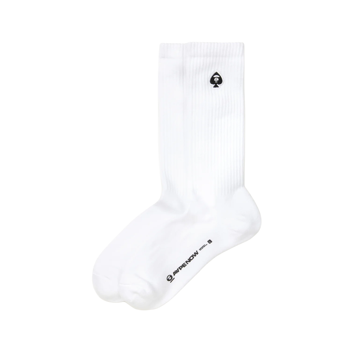 에이프 나우 스페이드 삭스 화이트 - 26SS(AAPE Now Spade Socks White - 26SS)