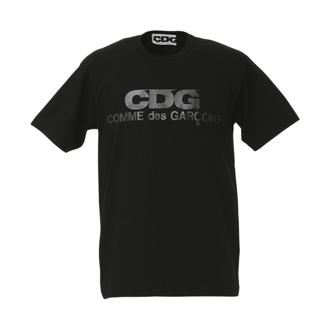 CDG 클래식 티셔츠3 CDG 꼼데가르송 올 블랙(CDG Classic T-Shirt3 CDG Comme Des Garcons All Black) - 1