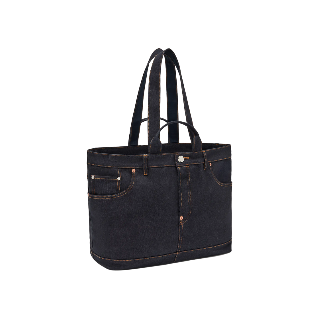 겐조 파이브 포켓 토트 백 네이비 블루 - 26SS(Kenzo Five Pockets Tote Bag - 26SS)