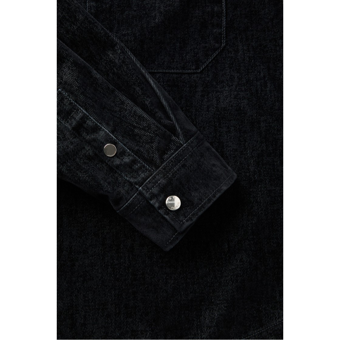 이로 러스터 벨벳 셔켓 블랙(IRO Lustre Velvet Shirt Jacket Black) - 6