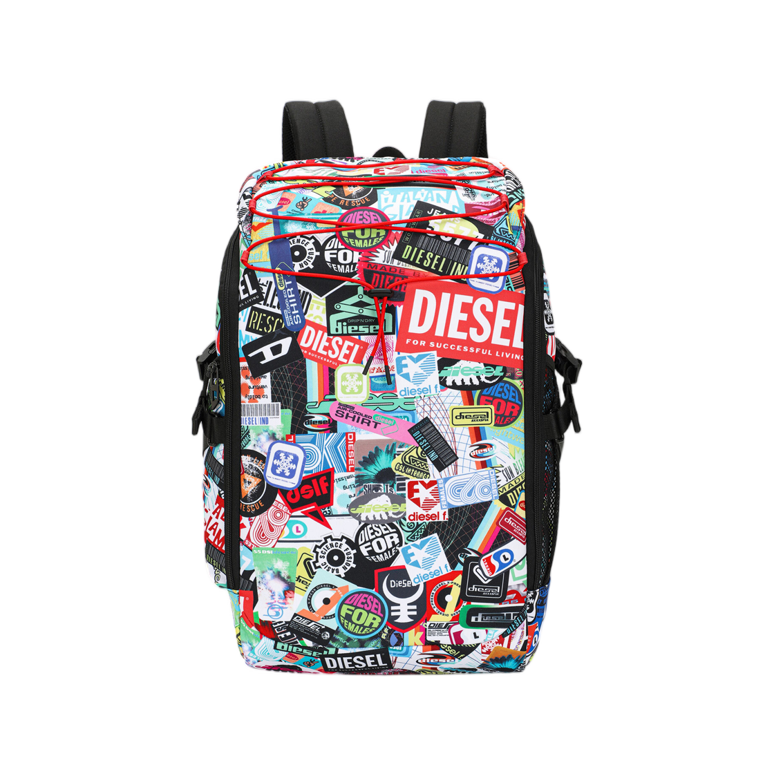 디젤 멀티펑셔널 백팩 스티커 멀티컬러(Diesel Multifunctional Backpack With Stickers Multicolor) - 1